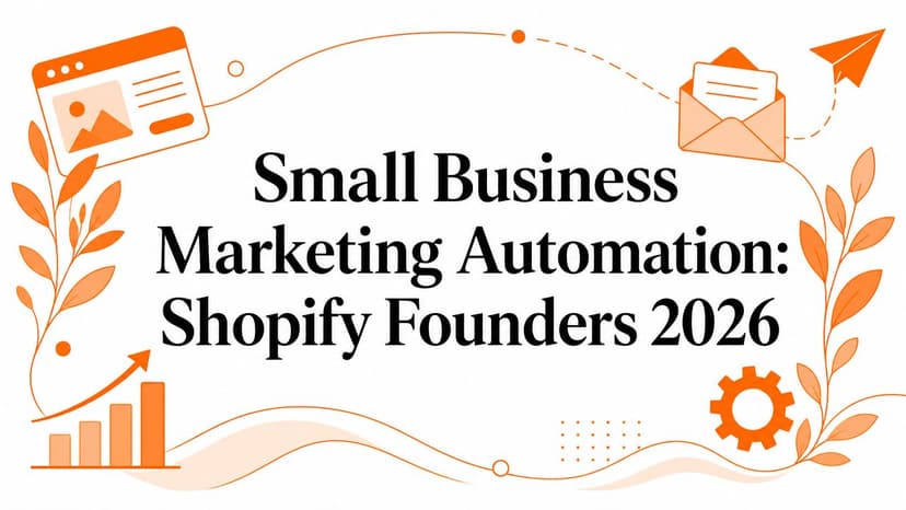 Small Business Marketing Automation: Shopify Founders 2026