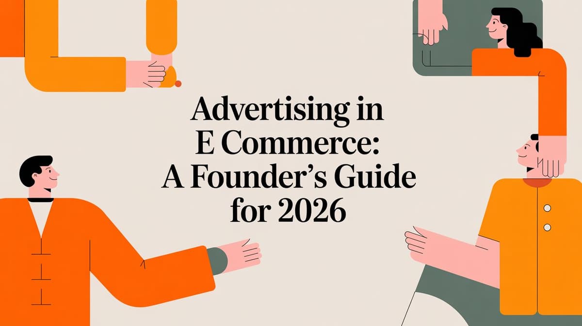 Advertising in E Commerce: A Founder's Guide for 2026