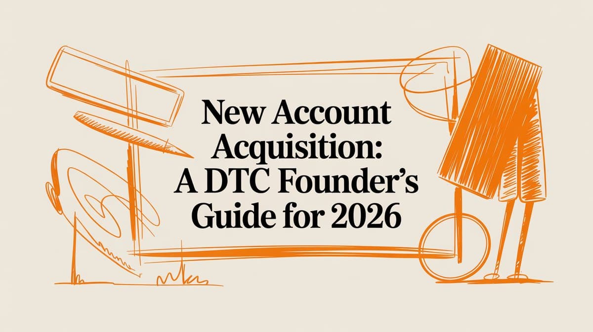 New Account Acquisition: A DTC Founder's Guide for 2026