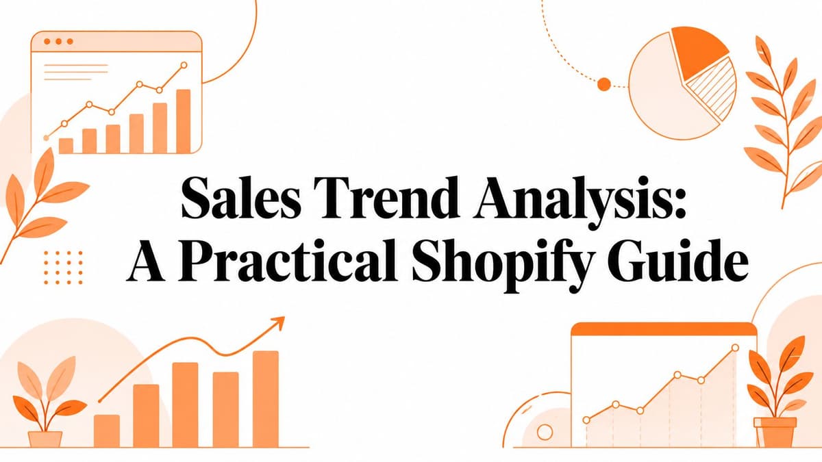 Sales Trend Analysis: A Practical Shopify Guide