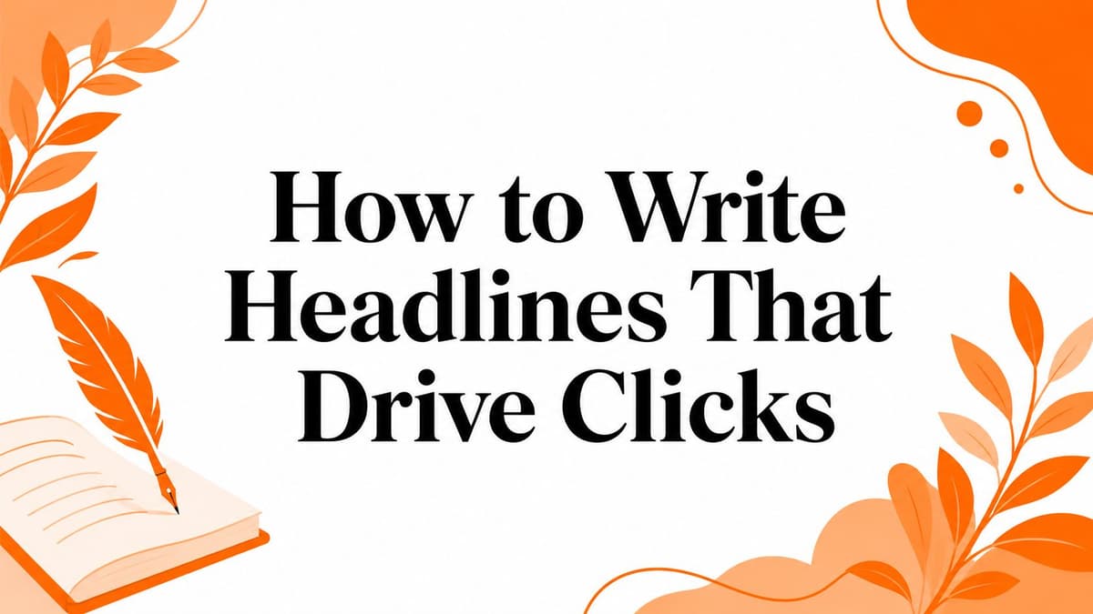 How to Write Headlines That Drive Clicks