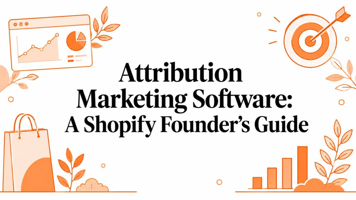 Attribution Marketing Software: A Shopify Founder's Guide