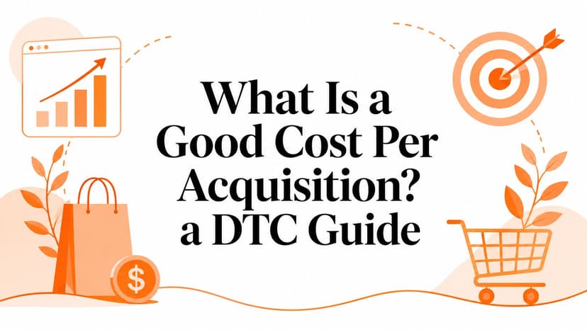 What Is a Good Cost Per Acquisition? a DTC Guide