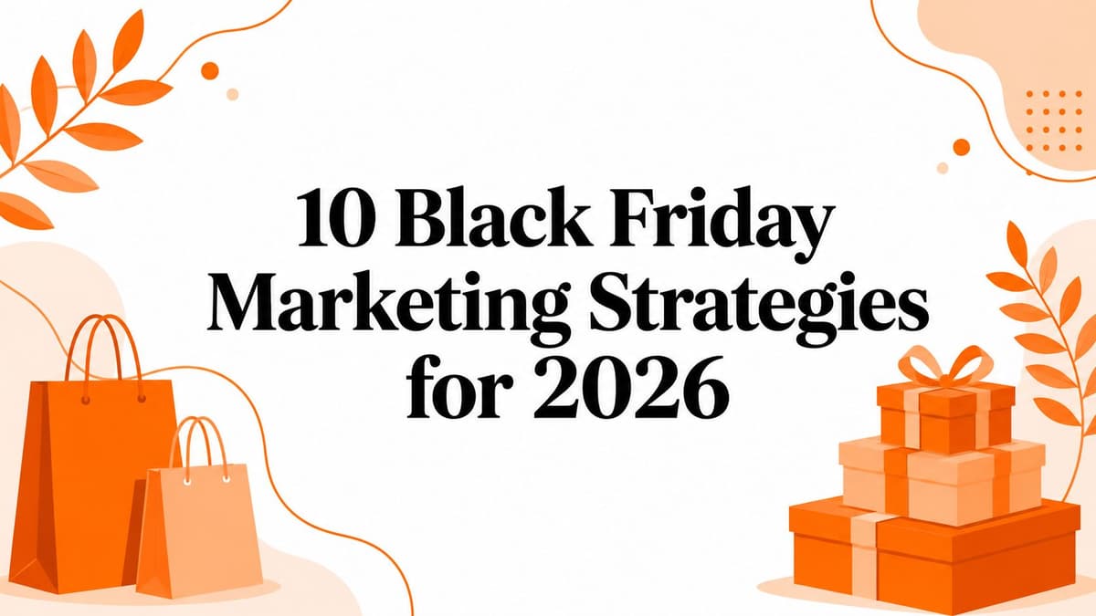 10 Black Friday Marketing Strategies for 2026