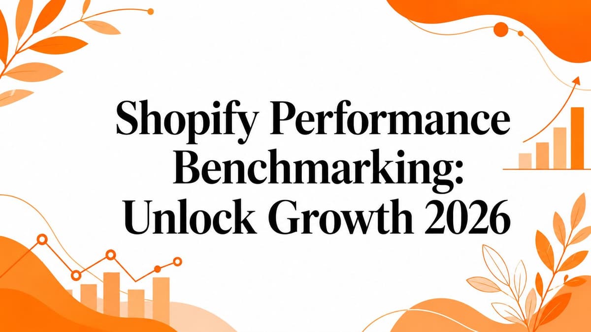 Shopify Performance Benchmarking: Unlock Growth 2026
