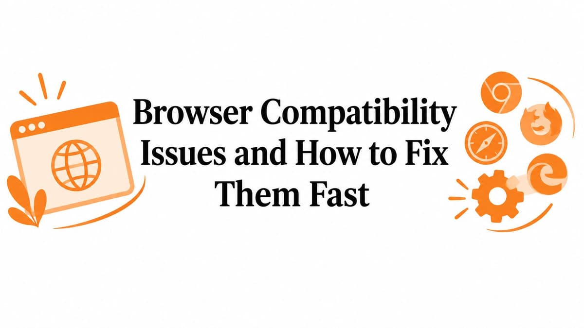 Browser Compatibility Issues and How to Fix Them Fast