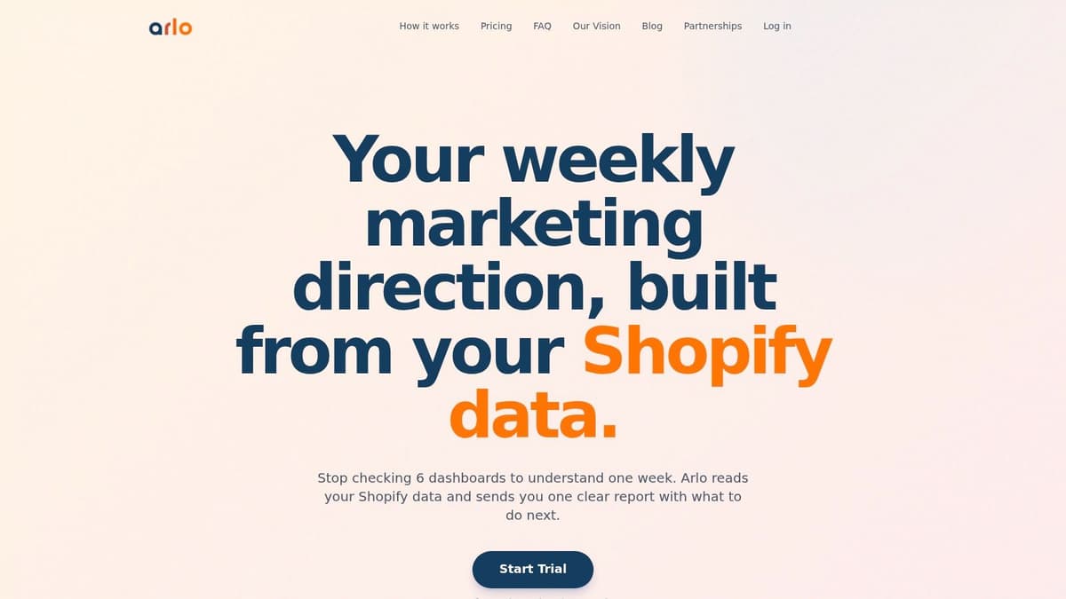 Screenshot from https://meetarlo.ai