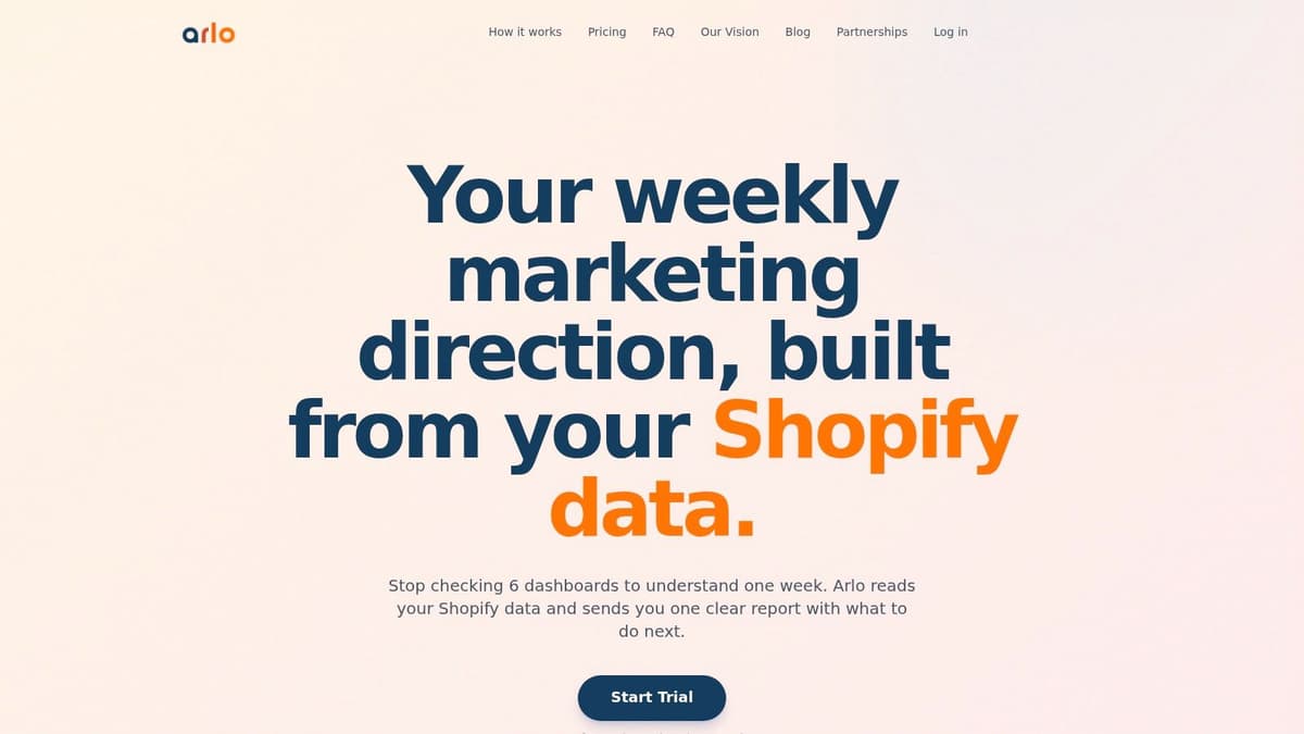 Screenshot from https://meetarlo.ai